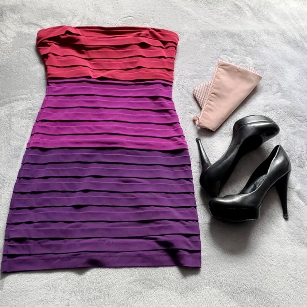 Strapless Body Con Dress